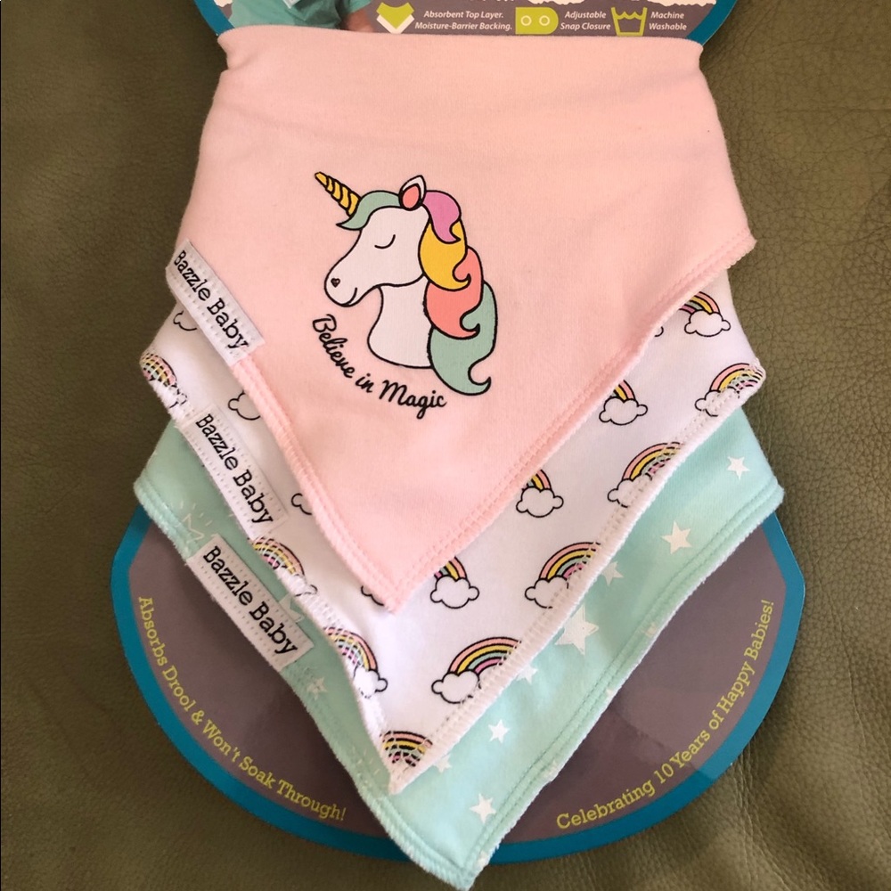 Brand New Baby Girl Bibs